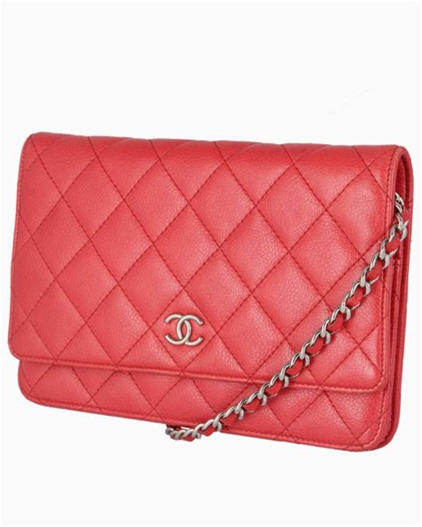 bolsa chanel vermelha original|farfetch Chanel pre owned.